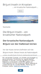 Mobile Screenshot of brijuni-inseln.de
